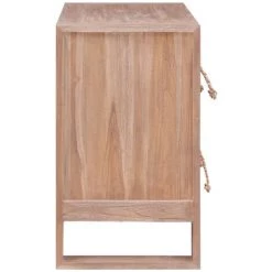 LES TENDANCES Buffet 80x35x60 Cm Bois De Teck Massif -Buffet et enfilade Soldes 66906520 4