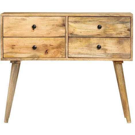 LES TENDANCES Buffet 85 X 40 X 71 Cm Bois De Manguier Massif 3 LES TENDANCES Buffet 85 X 40 X 71 Cm Bois De Manguier Massif – Image 3