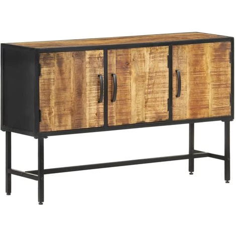 LES TENDANCES Buffet 110x30x70 Cm Bois De Manguier Brut 1 LES TENDANCES Buffet 110x30x70 Cm Bois De Manguier Brut