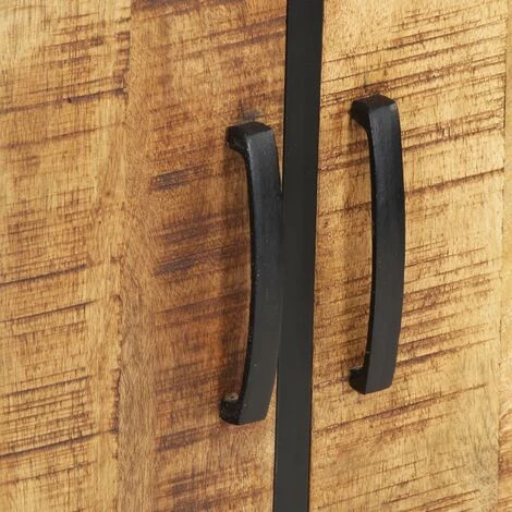 LES TENDANCES Buffet 110x30x70 Cm Bois De Manguier Brut 2 LES TENDANCES Buffet 110x30x70 Cm Bois De Manguier Brut – Image 2