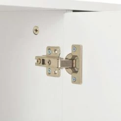 LES TENDANCES Buffet Blanc Brillant 107 X 35 X 76 Cm -Buffet et enfilade Soldes 66909192 5