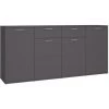 LES TENDANCES Buffet Gris 160x36x75 Cm
