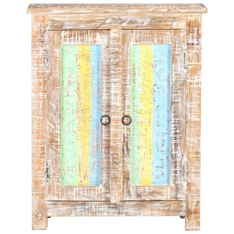 LES TENDANCES Buffet 61x35x76 Cm Bois D'acacia Brut 4 LES TENDANCES Buffet 61x35x76 Cm Bois D'acacia Brut – Image 4