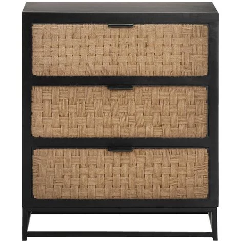 LES TENDANCES Buffet 60x35x70 Cm Bois De Manguier Massif 3 LES TENDANCES Buffet 60x35x70 Cm Bois De Manguier Massif – Image 3