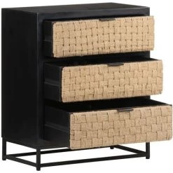 LES TENDANCES Buffet 60x35x70 Cm Bois De Manguier Massif 8 LES TENDANCES Buffet 60x35x70 Cm Bois De Manguier Massif -Buffet et enfilade Soldes 66914546 4