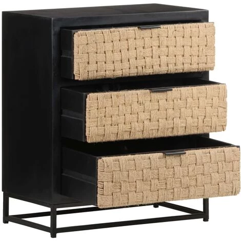 LES TENDANCES Buffet 60x35x70 Cm Bois De Manguier Massif 4 LES TENDANCES Buffet 60x35x70 Cm Bois De Manguier Massif – Image 4