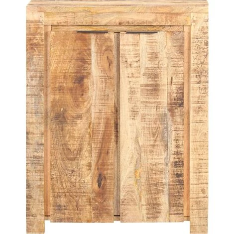 LES TENDANCES Buffet 59x33x75 Cm Bois De Manguier Brut 4 LES TENDANCES Buffet 59x33x75 Cm Bois De Manguier Brut – Image 4