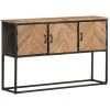 LES TENDANCES Buffet 120x30x75 Cm Bois D'acacia Solide