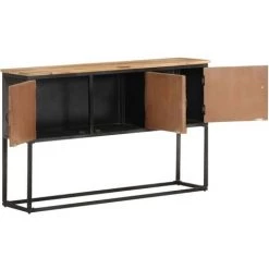 LES TENDANCES Buffet 120x30x75 Cm Bois D'acacia Solide 9 LES TENDANCES Buffet 120x30x75 Cm Bois D'acacia Solide -Buffet et enfilade Soldes 66916144 5