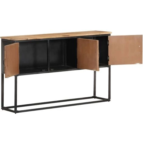 LES TENDANCES Buffet 120x30x75 Cm Bois D'acacia Solide 5 LES TENDANCES Buffet 120x30x75 Cm Bois D'acacia Solide – Image 5