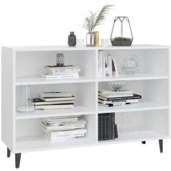 LES TENDANCES Buffet Blanc 103,5x35x70 Cm 7 LES TENDANCES Buffet Blanc 103,5x35x70 Cm -Buffet et enfilade Soldes 66917543 3