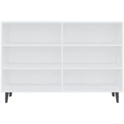 LES TENDANCES Buffet Blanc 103,5x35x70 Cm 8 LES TENDANCES Buffet Blanc 103,5x35x70 Cm -Buffet et enfilade Soldes 66917543 4