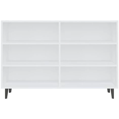 LES TENDANCES Buffet Blanc 103,5x35x70 Cm 4 LES TENDANCES Buffet Blanc 103,5x35x70 Cm – Image 4
