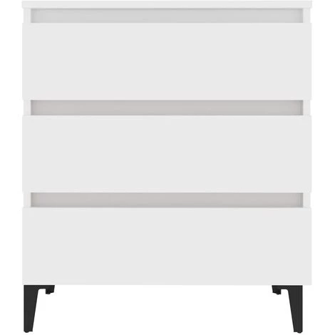 LES TENDANCES Buffet Blanc 60x35x69 Cm 4 LES TENDANCES Buffet Blanc 60x35x69 Cm – Image 4