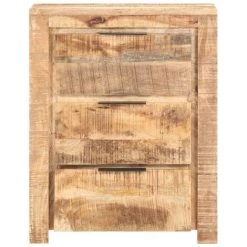 LES TENDANCES Buffet 59x33x75 Cm Bois De Manguier Brut -Buffet et enfilade Soldes 66918607 4