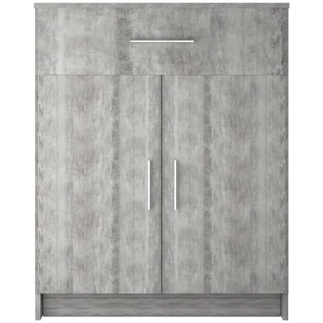 LES TENDANCES Buffet 71x35x88 Cm Béton 4 LES TENDANCES Buffet 71x35x88 Cm Béton – Image 4