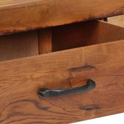 LES TENDANCES Buffet 118x30x200 Cm Bois De Récupération Massif -Buffet et enfilade Soldes 66926648 5