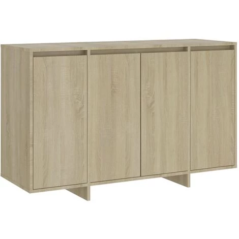 LES TENDANCES Buffet Chêne Sonoma 120x41x75 Cm 1 LES TENDANCES Buffet Chêne Sonoma 120x41x75 Cm