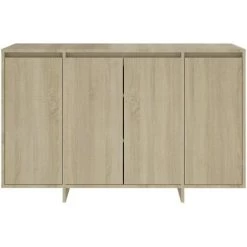 LES TENDANCES Buffet Chêne Sonoma 120x41x75 Cm 8 LES TENDANCES Buffet Chêne Sonoma 120x41x75 Cm -Buffet et enfilade Soldes 66926831 4