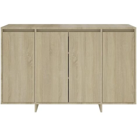 LES TENDANCES Buffet Chêne Sonoma 120x41x75 Cm 4 LES TENDANCES Buffet Chêne Sonoma 120x41x75 Cm – Image 4