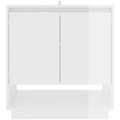 LES TENDANCES Buffet Blanc Brillant 70x41x75 Cm -Buffet et enfilade Soldes 66927305 5