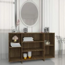 LES TENDANCES Buffet Chêne Marron 120x30x75 Cm