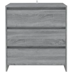 LES TENDANCES Buffet Sonoma Gris 70x41x75 Cm -Buffet et enfilade Soldes 66928105 3