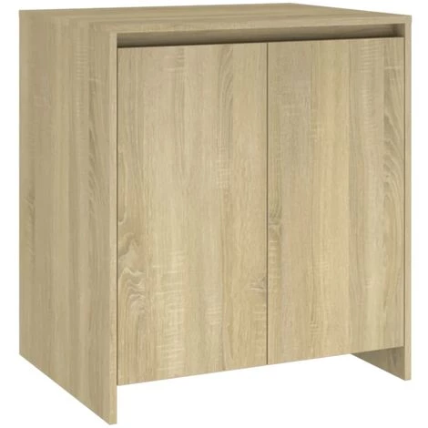 LES TENDANCES Buffet Chêne Sonoma 70x40x73,5 Cm 2 LES TENDANCES Buffet Chêne Sonoma 70x40x73,5 Cm – Image 2