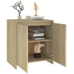 LES TENDANCES Buffet Chêne Sonoma 70x40x73,5 Cm 9 LES TENDANCES Buffet Chêne Sonoma 70x40x73,5 Cm -Buffet et enfilade Soldes 66928349 5