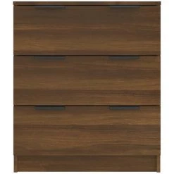 YOUTHUP Buffet Chêne Marron 60x30x70 Cm Bois D'ingénierie - Brun -Buffet et enfilade Soldes 67161774 5