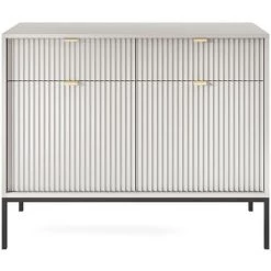 VENTE-UNIQUE.COM Buffet Avec 2 Portes Et 2 Tiroirs - Gris - LIOUBA - Gris Clair 6 VENTE-UNIQUE.COM Buffet Avec 2 Portes Et 2 Tiroirs - Gris - LIOUBA - Gris Clair -Buffet et enfilade Soldes 67264072 2