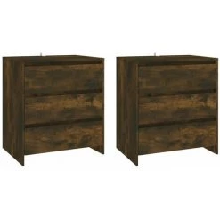 TRUE DEAL Buffets 3 Pcs Chêne Fumé Bois D'ingénierie 8 TRUE DEAL Buffets 3 Pcs Chêne Fumé Bois D'ingénierie -Buffet et enfilade Soldes 67294635 4