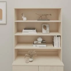 TRUE DEAL Dessus De Buffet Marron Miel 90x30x100 Cm Bois Massif De Pin