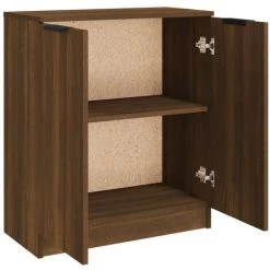 TRUE DEAL Buffet Chêne Marron 60x30x70 Cm Bois D'ingénierie 9 TRUE DEAL Buffet Chêne Marron 60x30x70 Cm Bois D'ingénierie -Buffet et enfilade Soldes 67297126 5