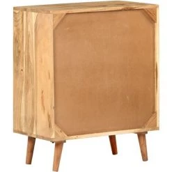 TRUE DEAL Buffet 60x35x75 Cm Bois D'acacia Massif -Buffet et enfilade Soldes 67297211 3