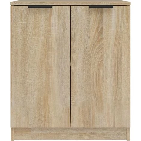 TRUE DEAL Buffet Chêne Sonoma 60x30x70 Cm Bois D'ingénierie 3 TRUE DEAL Buffet Chêne Sonoma 60x30x70 Cm Bois D'ingénierie – Image 3