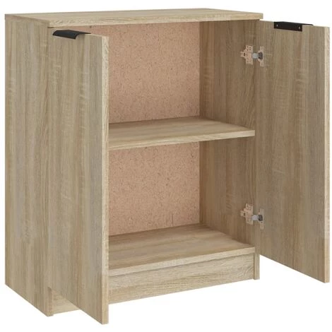 TRUE DEAL Buffet Chêne Sonoma 60x30x70 Cm Bois D'ingénierie 5 TRUE DEAL Buffet Chêne Sonoma 60x30x70 Cm Bois D'ingénierie – Image 5