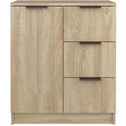 TRUE DEAL Buffet Chêne Sonoma 60x30x70 Cm Bois D'ingénierie 7 TRUE DEAL Buffet Chêne Sonoma 60x30x70 Cm Bois D'ingénierie -Buffet et enfilade Soldes 67298138 3