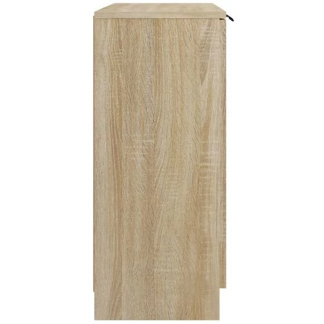 TRUE DEAL Buffet Chêne Sonoma 60x30x70 Cm Bois D'ingénierie 4 TRUE DEAL Buffet Chêne Sonoma 60x30x70 Cm Bois D'ingénierie – Image 4