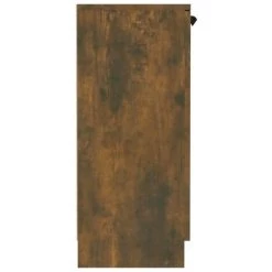 TRUE DEAL Buffet Chêne Fumé 60x30x70 Cm Bois D'ingénierie -Buffet et enfilade Soldes 67298246 4