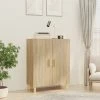 TRUE DEAL Buffet Chêne Sonoma 70x34x90 Cm Bois D'ingénierie