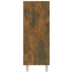 TRUE DEAL Buffet Chêne Fumé 69,5x32,5x90 Cm Bois D'ingénierie -Buffet et enfilade Soldes 67298898 4