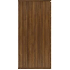 TRUE DEAL Buffet Chêne Marron 80x36x75 Cm Bois D'ingénierie -Buffet et enfilade Soldes 67298976 4