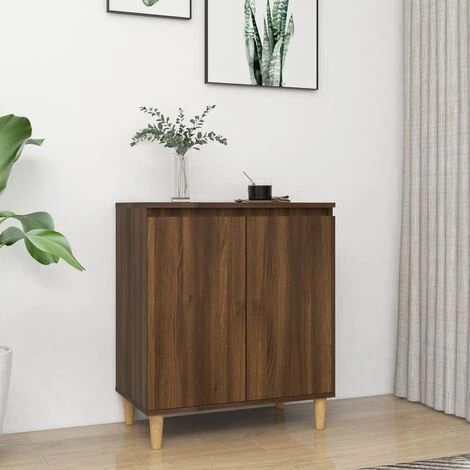 TRUE DEAL Buffet Chêne Marron 60x35x70 Cm Bois D'ingénierie 1 TRUE DEAL Buffet Chêne Marron 60x35x70 Cm Bois D'ingénierie