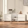 TRUE DEAL Buffets 3 Pcs Blanc Bois D'ingénierie