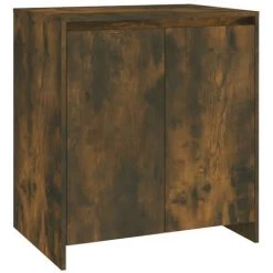 TRUE DEAL Buffets 2 Pcs Chêne Fumé Bois D'ingénierie -Buffet et enfilade Soldes 67304514 4