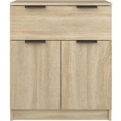 TRUE DEAL Buffet Chêne Sonoma 60x30x70 Cm Bois D'ingénierie 9 TRUE DEAL Buffet Chêne Sonoma 60x30x70 Cm Bois D'ingénierie -Buffet et enfilade Soldes 67304593 5