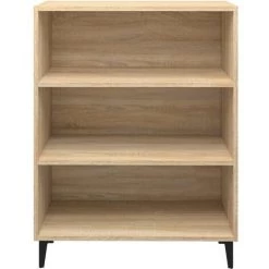 TRUE DEAL Buffet Chêne Sonoma 69,5x32,5x90 Cm Bois D'ingénierie -Buffet et enfilade Soldes 67305216 3