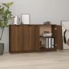TRUE DEAL Buffets 2 Pcs Chêne Marron 60x30x70 Cm Bois D'ingénierie