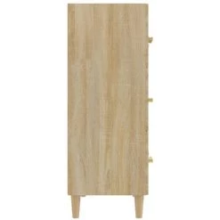 TRUE DEAL Buffet Chêne Sonoma 70x34x90 Cm Bois D'ingénierie -Buffet et enfilade Soldes 67307077 4